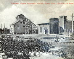 The power plant, ca. 1909 Power plant