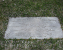 The cemetery also contains a commemorative plaque for Sam Steele who is buried in Winnipeg. Cemetery