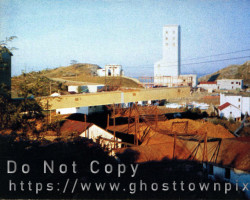 The mine in operation during the 1960s The mine