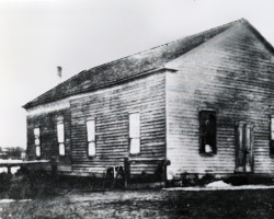 Another view of the original Salem Church, 1859 - 1922 Photo of the church
