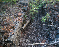 Assorted foundations close to the smelter area Photo of foundations