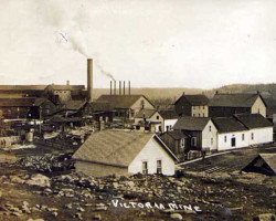 A view of the smelter and townsite, looking southwest. Photo of townsite